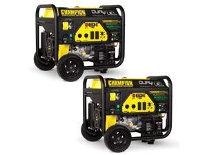 Champion 8000 Watt Portable Electric Start RV Ready Dual Fuel Generator (2 Pack) Champion 8000 Watt Portable Electric Start RV Ready Dual Fuel Generator (2 Pack)