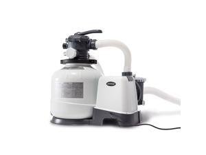 Intex 2800 GPH Pool Sand Filter Pump w/Krystal Clear Saltwater System Intex 2800 GPH Pool Sand Filter Pump w/Krystal Clear Saltwater System