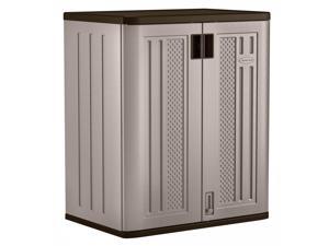 Suncast BMC3600 9 Cu Ft Heavy Duty Resin Garage Base Storage Cabinet, Platinum (2 Pack) Suncast BMC3600 9 Cu Ft Heavy Duty Resin Garage Base Storage Cabinet, Platinum (2 Pack)