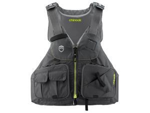 NRS PFD Foam Chinook Unisex Fishing Kayak Lifejacket, Charcoal, Small/Medium NRS PFD Foam Chinook Unisex Fishing Kayak Lifejacket, Charcoal, Small/Medium