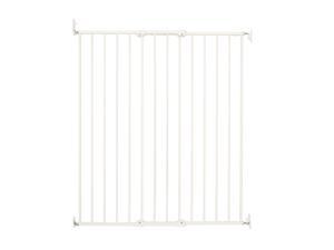 BabyDan Scandinavian Pet Design Streamline Extra Tall 42 Inch Wall Mounted Pet Safety Gate, White BabyDan Scandinavian Pet Design Streamline Extra Tall 42 Inch Wall Mounted Pet Safety Gate, White