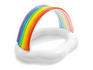 Intex 57141EP Inflatable Rainbow Cloud Outdoor Baby Pool for Ages 1-3 Years Old Intex 57141EP Inflatable Rainbow Cloud Outdoor Baby Pool for Ages 1-3 Years Old