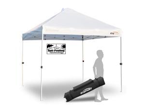 EzyFast 10 x 10 Foot Outdoor Pop Up Canopy for Rain or Shine w/ Carry Bag, White EzyFast 10 x 10 Foot Outdoor Pop Up Canopy for Rain or Shine w/ Carry Bag, White