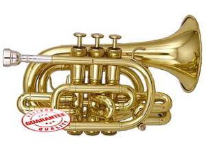 HAWK LACQUER BRASS POCKET TRUMPET WD-TP317 HAWK LACQUER BRASS POCKET TRUMPET WD-TP317