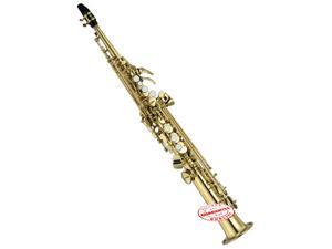 Fever Soprano Straight Saxophone Gold with Case, WALSOP Fever Soprano Straight Saxophone Gold with Case, WALSOP