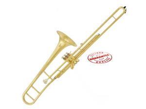 Fever Valve Gold Bb Trombone with Case and Mouthpiece Fever Valve Gold Bb Trombone with Case and Mouthpiece