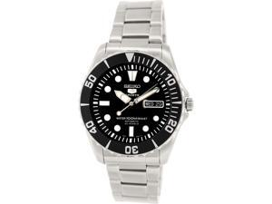 Seiko Men's 5 Automatic SNZF17K Silver Stainless-Steel Automatic Watch Seiko Men's 5 Automatic SNZF17K Silver Stainless-Steel Automatic Watch