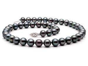 Freshwater Black Pearl Necklace - 8-9mm AA+ Quality 16" Freshwater Black Pearl Necklace - 8-9mm AA+ Quality 16"