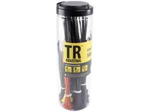 TR Industrial TR88300 Assorted Nylon Cable Ties Set, 500 Pack TR Industrial TR88300 Assorted Nylon Cable Ties Set, 500 Pack