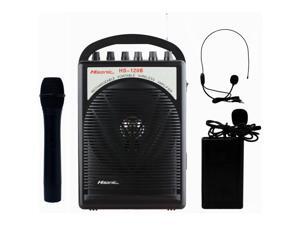 Hisonic HS120B Portable PA System with Wireless Microphones, Black Hisonic HS120B Portable PA System with Wireless Microphones, Black