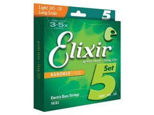 Elixir 5-String Nanoweb Bass Strings - Light Elixir 5-String Nanoweb Bass Strings - Light