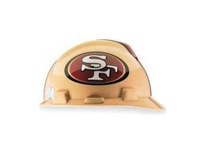 NFL Hard Hat, SanFrancisco 49ers, Gold/Red NFL Hard Hat, SanFrancisco 49ers, Gold/Red