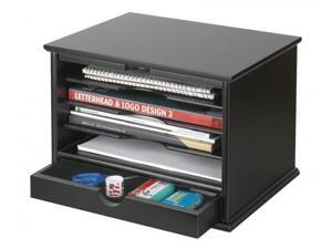 Victor Wood Desktop Organizer, Midnight Black Collection - by Victor Technology Victor Wood Desktop Organizer, Midnight Black Collection - by Victor Technology