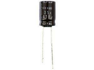 Nichicon electrolytic 10 pack of high temperature 105 degree capacitors, capacitor value 470 ufd at 35 volts dc. ( 470uf 35VDC, 470 micro farad 35 volts) Polarized. Nichicon electrolytic 10 pack of high temperature 105 degree capacitors, capacitor value 470 ufd at 35 volts dc. ( 470uf 35VDC, 470 micro farad 35 volts) Polarized.