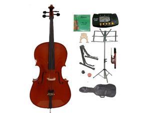 Crystalcello MC400 1/10 Size Ebony Cello with Bag and Bow. Crystalcello MC400 1/10 Size Ebony Cello with Bag and Bow.