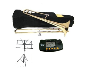 MERANO B Flat Gold Slide Trombone with Case,MouthPiece,Oil,Golves+Free Music Stand,Metro Tuner MERANO B Flat Gold Slide Trombone with Case,MouthPiece,Oil,Golves+Free Music Stand,Metro Tuner