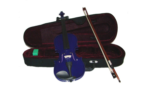 Merano 1/8 Size Purple Violin with Case, Bow + Free Rosin Merano 1/8 Size Purple Violin with Case, Bow + Free Rosin