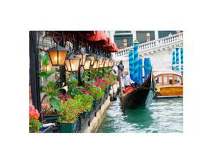 LED Lighted Floral Shop with Gondola Ride Canvas Wall Art 11.75" x 15.75" LED Lighted Floral Shop with Gondola Ride Canvas Wall Art 11.75" x 15.75"
