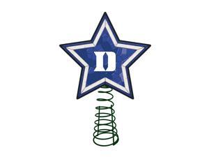 10" Lighted Blue and White Star NCAA Duke Blue Devils Christmas Tree Topper 10" Lighted Blue and White Star NCAA Duke Blue Devils Christmas Tree Topper