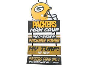 Green Bay Packers 2018 Man Cave Hanging Wall Sign Green Bay Packers 2018 Man Cave Hanging Wall Sign