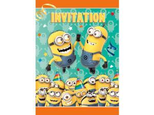 Despicable Me Invitations (8 Count) - Party Supplies Despicable Me Invitations (8 Count) - Party Supplies