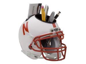 Athlon CTBL-014307 Nebraska Cornhuskers White & Red Stripe NCAA Football Schutt Mini Helmet Desk Caddy Athlon CTBL-014307 Nebraska Cornhuskers White & Red Stripe NCAA Football Schutt Mini Helmet Desk Caddy