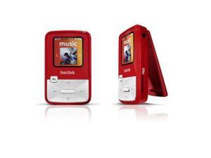 SanDisk Sansa Clip Zip 1.1" Red 4GB MP3 Player SDMX22-004G-A57R SanDisk Sansa Clip Zip 1.1" Red 4GB MP3 Player SDMX22-004G-A57R