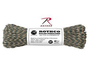 Rothco 180 Cord 550Lb Camo - 100' Rothco 180 Cord 550Lb Camo - 100'