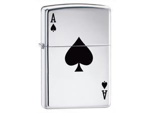 Zippo HP Chrome Simple Spade Lighter Zippo HP Chrome Simple Spade Lighter