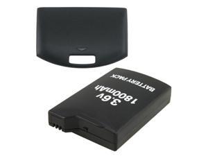 1800mAh Rechargeable Battery Pack + Back Door Cover by Insten for Sony PSP 1000 1001 1800mAh Rechargeable Battery Pack + Back Door Cover by Insten for Sony PSP 1000 1001