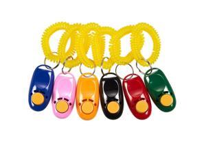 Pet Training Clicker - 6 Pack Of Dog And Cat Clickers With Wrist Strap In 6 Pet Training Clicker - 6 Pack Of Dog And Cat Clickers With Wrist Strap In 6