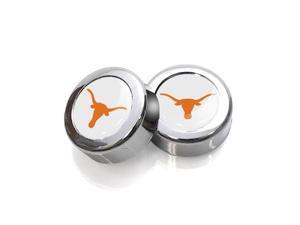 University of Texas Longhorns License Plate, Frame Chrome Screw Covers University of Texas Longhorns License Plate, Frame Chrome Screw Covers