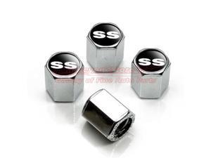 Chrome Chevrolet SS Logo Tire Stem Valve Caps Chrome Chevrolet SS Logo Tire Stem Valve Caps