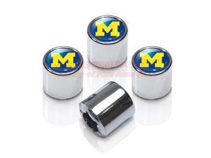 University of Michigan Chrome Tire Stem Valve Caps University of Michigan Chrome Tire Stem Valve Caps