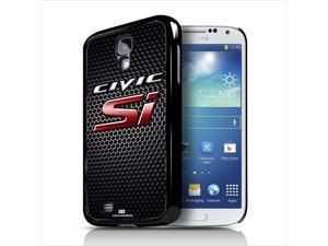 Honda Civic Si Red Logo on Grille Samsung Galaxy S4 Black Cell Phone Case Honda Civic Si Red Logo on Grille Samsung Galaxy S4 Black Cell Phone Case