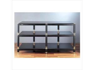 VTI Manufacturing BL503GC-02 5 Gold Capspike Black Poles 1 Cherry Shelf 7 in. Additional Stand VTI Manufacturing BL503GC-02 5 Gold Capspike Black Poles 1 Cherry Shelf 7 in. Additional Stand