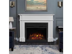 Real Flame Harlan Grand Electric Fireplace in White Real Flame Harlan Grand Electric Fireplace in White