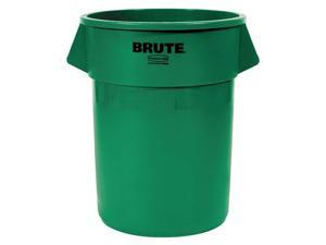 RUBBERMAID FG265500DGRN Brute 55 gal. Green Plastic Round Utility Container RUBBERMAID FG265500DGRN Brute 55 gal. Green Plastic Round Utility Container