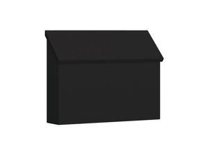Salsbury 4610BLK Traditional Mailbox - Standard - Horizontal Style - Black Salsbury 4610BLK Traditional Mailbox - Standard - Horizontal Style - Black