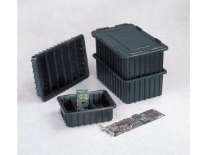 LEWISBINS CDC2040-MXL Conductive Box Cover,Black,16-3/4x11-1/4 LEWISBINS CDC2040-MXL Conductive Box Cover,Black,16-3/4x11-1/4