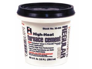 HERCULES 35503 Furnace Cement,High Temperature,1/2 pt. HERCULES 35503 Furnace Cement,High Temperature,1/2 pt.