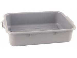 CRESTWARE BT7GY Bus Tub,Polypropylene,Gray CRESTWARE BT7GY Bus Tub,Polypropylene,Gray