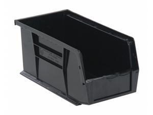 QUANTUM STORAGE SYSTEMS QUS230BR Black Hang and Stack Bin, 10-7/8"L x 5-1/2"W x QUANTUM STORAGE SYSTEMS QUS230BR Black Hang and Stack Bin, 10-7/8"L x 5-1/2"W x