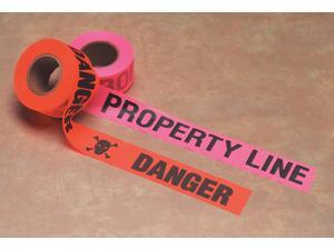 PRESCO PRODUCTS CO CUPGBK51-200 Flagging Tape,Property Line,Pink Glo PRESCO PRODUCTS CO CUPGBK51-200 Flagging Tape,Property Line,Pink Glo