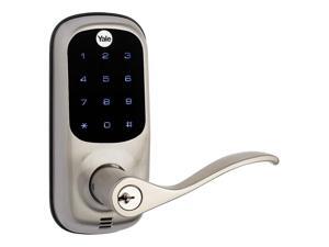 YALE REAL LIVING YRL220NCR619 Lever Lockset,Mechanical,Entrance YALE REAL LIVING YRL220NCR619 Lever Lockset,Mechanical,Entrance