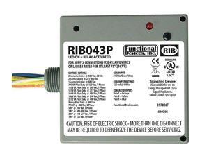 FUNCTIONAL DEVICES FUNRIB043P Enclosed Relay 20Amp 3PST 480Vac FUNCTIONAL DEVICES FUNRIB043P Enclosed Relay 20Amp 3PST 480Vac