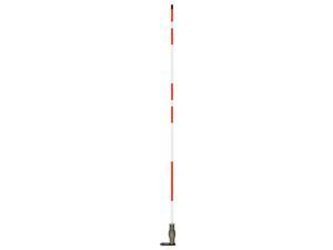 ZORO SELECT 2673-00001 Hydrant Marker,5 ft.,Fiberglss,White/Red ZORO SELECT 2673-00001 Hydrant Marker,5 ft.,Fiberglss,White/Red