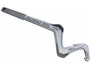 Basco Pail Lid Opener, Silver, Aluminum, 21 In. Silver Aluminum 3N1 Basco Pail Lid Opener, Silver, Aluminum, 21 In. Silver Aluminum 3N1