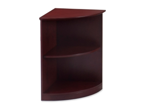 Mayline Corsica Series Quarter Round Bookcase 1 EA Mayline Corsica Series Quarter Round Bookcase 1 EA