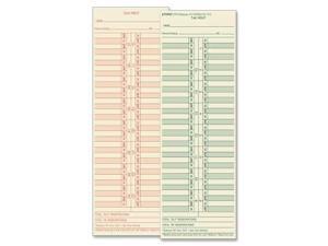 Time Card for Cincinnati/Lathem/Simplex/Acroprint Semi-Monthly 500/Box Time Card for Cincinnati/Lathem/Simplex/Acroprint Semi-Monthly 500/Box